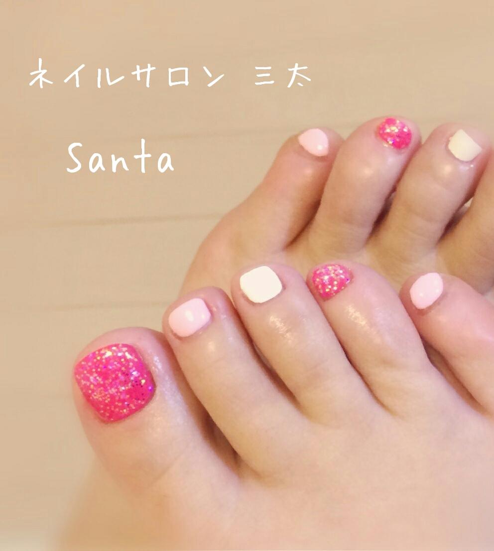 ピンクフットネイル ネイルサロン Santa サンタ